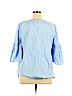 ELOQUII Blue Long Sleeve Blouse Size 14 - photo 2