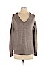 Sweet Romeo 100% Acrylic Tan Long Sleeve Top Size S - photo 1