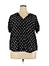 Old Navy 100% Rayon Black Short Sleeve Blouse Size XXL - photo 1