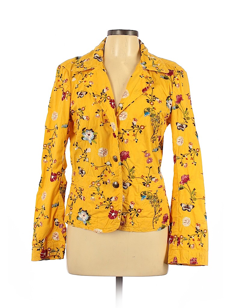 Johnny Was Yellow Jacket Size L - photo 1