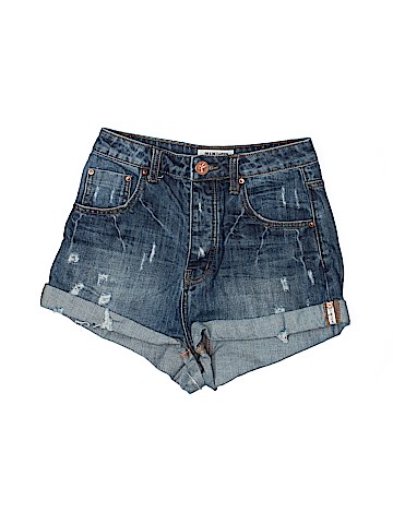 ONE X ONETEASPOON Denim Shorts (view 1)