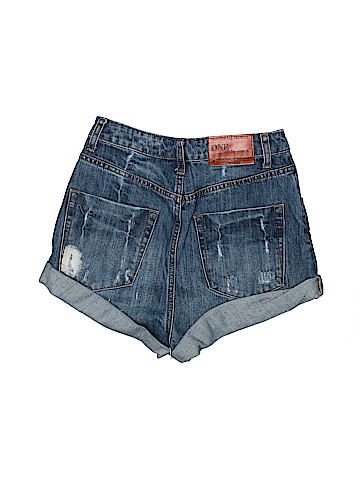 ONE X ONETEASPOON Denim Shorts (view 2)