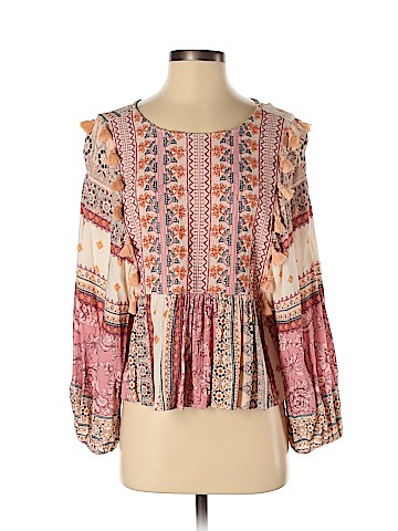 American Eagle Outfitters Long Sleeve Blouse (view 1)