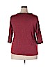 Eileen Fisher Burgundy 3/4 Sleeve Silk Top Size 2X - photo 2