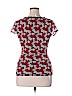 New York & Company 100% Rayon Red Short Sleeve Top Size XL - photo 2