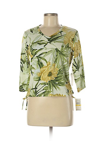 Caribbean Joe 3/4 Sleeve Top (view 1)