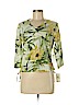 Caribbean Joe Green 3/4 Sleeve Top Size M (petite) - photo 1