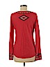 Lucky Brand Red Long Sleeve Top Size M - photo 2