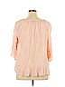 Fever 100% Rayon Pink 3/4 Sleeve Blouse Size 1X - photo 2