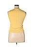 August Silk Yellow Sleeveless Top Size XL - photo 2
