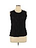 Covington Black Sleeveless Top Size XL - photo 1