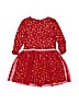 Cat & Jack 100% Cotton Print Red Dress Size 7 - 8 - photo 2