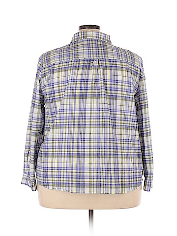Alfred Dunner Long Sleeve Button-Down Shirt (view 2)