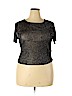 Forever 21 Plus Black Short Sleeve Top Size 2X - photo 1