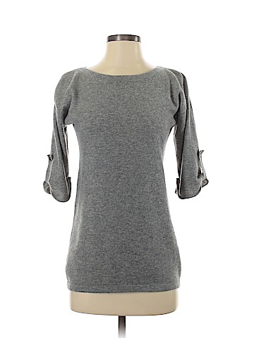 Aqua Cashmere Pullover Sweater (view 1)