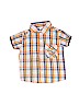 Unbranded 100% Cotton Orange Short Sleeve Button-Down Shirt Size 3T - photo 1