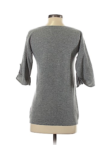 Aqua Cashmere Pullover Sweater (view 2)