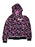 Mudd Floral Purple Zip Up Hoodie Size 16 - photo 1