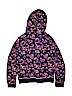 Mudd Floral Purple Zip Up Hoodie Size 16 - photo 2