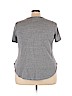 Lane Bryant Gray Short Sleeve Top Size 22 Plus (5) - photo 2