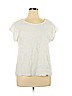 Faded Glory White Short Sleeve Top Size XL - photo 1