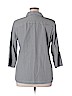 Chico's 100% Cotton White Long Sleeve Button-Down Shirt Size XL (3) - photo 2