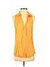 Old Navy 100% Rayon Orange Sleeveless Blouse Size S (petite) - photo 1