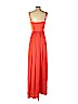 BCBGMAXAZRIA 100% Polyester Orange Casual Dress Size S - photo 2