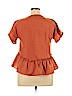 Unbranded Orange Short Sleeve Blouse Size XL - photo 2