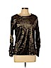 Vince Camuto Gold Long Sleeve Top Size L - photo 1
