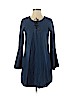 Bebe 100% Cotton Blue Dress Size 16 - photo 1