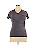 Nike 100% Polyester Purple Active T-Shirt Size XL - photo 1