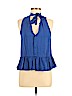 Joie 100% Silk Blue Sleeveless Silk Top Size S - photo 1