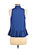 Joie 100% Silk Blue Sleeveless Silk Top Size S - photo 2