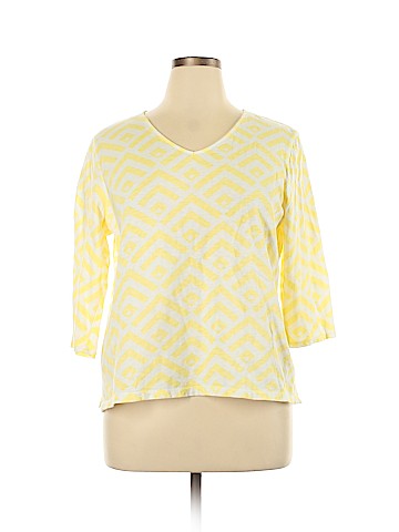 Chico's 3/4 Sleeve T-Shirt (view 1)