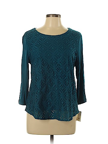 Croft & Barrow 3/4 Sleeve Top (view 1)