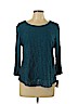 Croft & Barrow Teal 3/4 Sleeve Top Size L (petite) - photo 1
