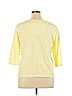 Chico's 100% Cotton Yellow 3/4 Sleeve T-Shirt Size XL (3) - photo 2