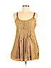 Eileen Fisher 100% Silk Gold Sleeveless Silk Top Size S - photo 1