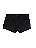 7 For All Mankind Black Denim Shorts Size 24 waist - photo 1
