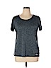 Nike 100% Polyester Gray Active T-Shirt Size XL - photo 1
