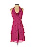 BCBGMAXAZRIA 100% Silk Pink Cocktail Dress Size 4 - photo 1