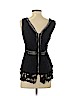 Francesca's 100% Polyester Black Romper Size S - photo 2