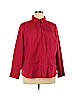 Fashion Bug Red Long Sleeve Button-Down Shirt Size 1X - photo 1
