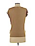 MICHAEL Michael Kors 100% Rayon Gold Short Sleeve Top Size S - photo 2