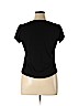 New York & Company Black Short Sleeve T-Shirt Size XL - photo 2