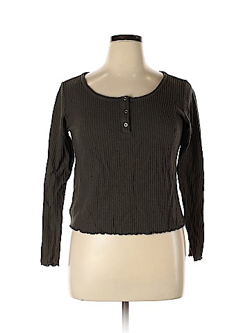 BP. Long Sleeve Henley (view 1)