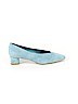 Everlane 100% Leather Blue Heels Size 11 - photo 1