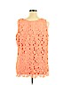 Ultra Pink 100% Polyester Orange Short Sleeve Top Size 2X - photo 2