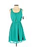 Iz Byer 100% Polyester Green Casual Dress Size XS - photo 1